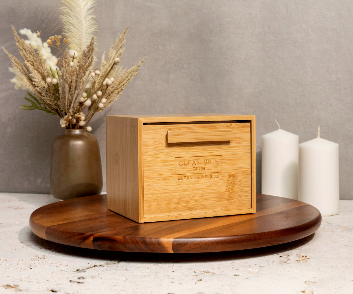 Clean Skin Club - Luxe Bamboo Box with Drawer