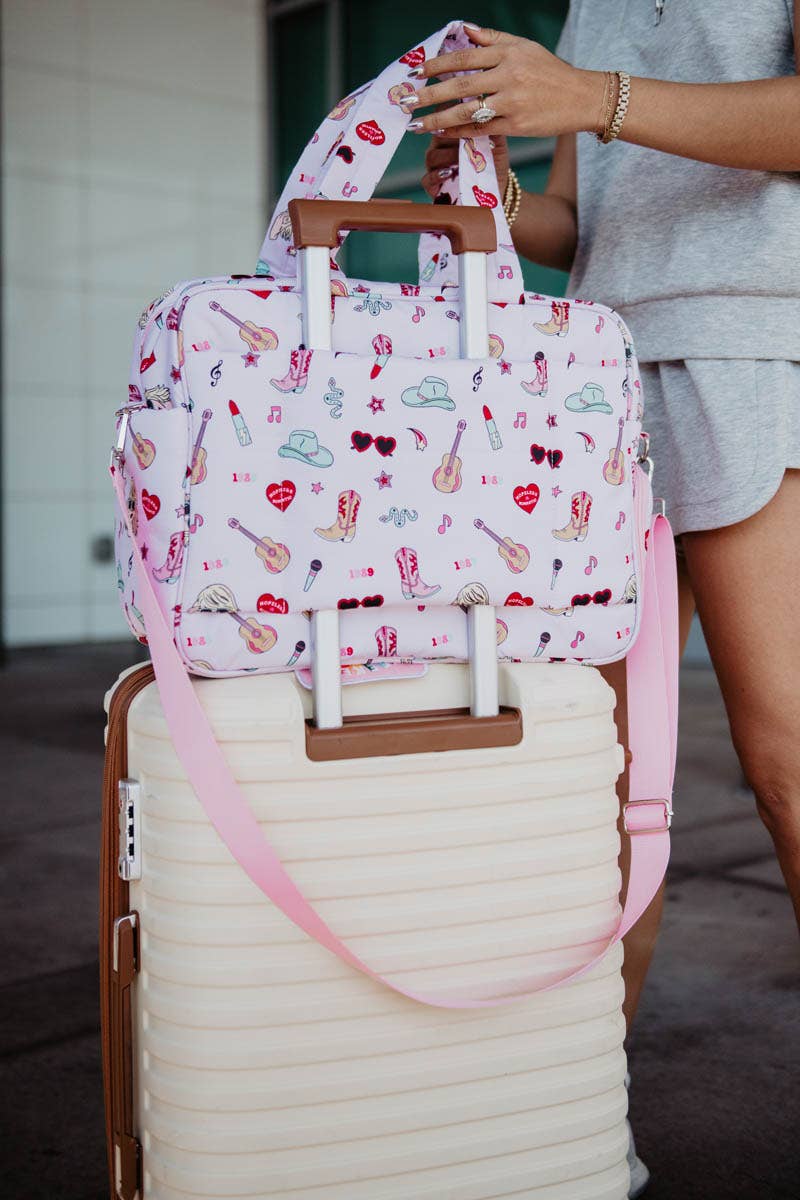 Katydid - Music Girl Icons Duffel Weekender w/ Pass-Thru Slip