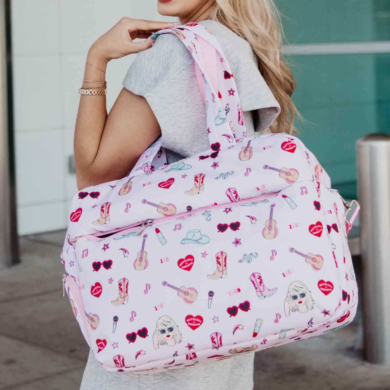 Katydid - Music Girl Icons Duffel Weekender w/ Pass-Thru Slip