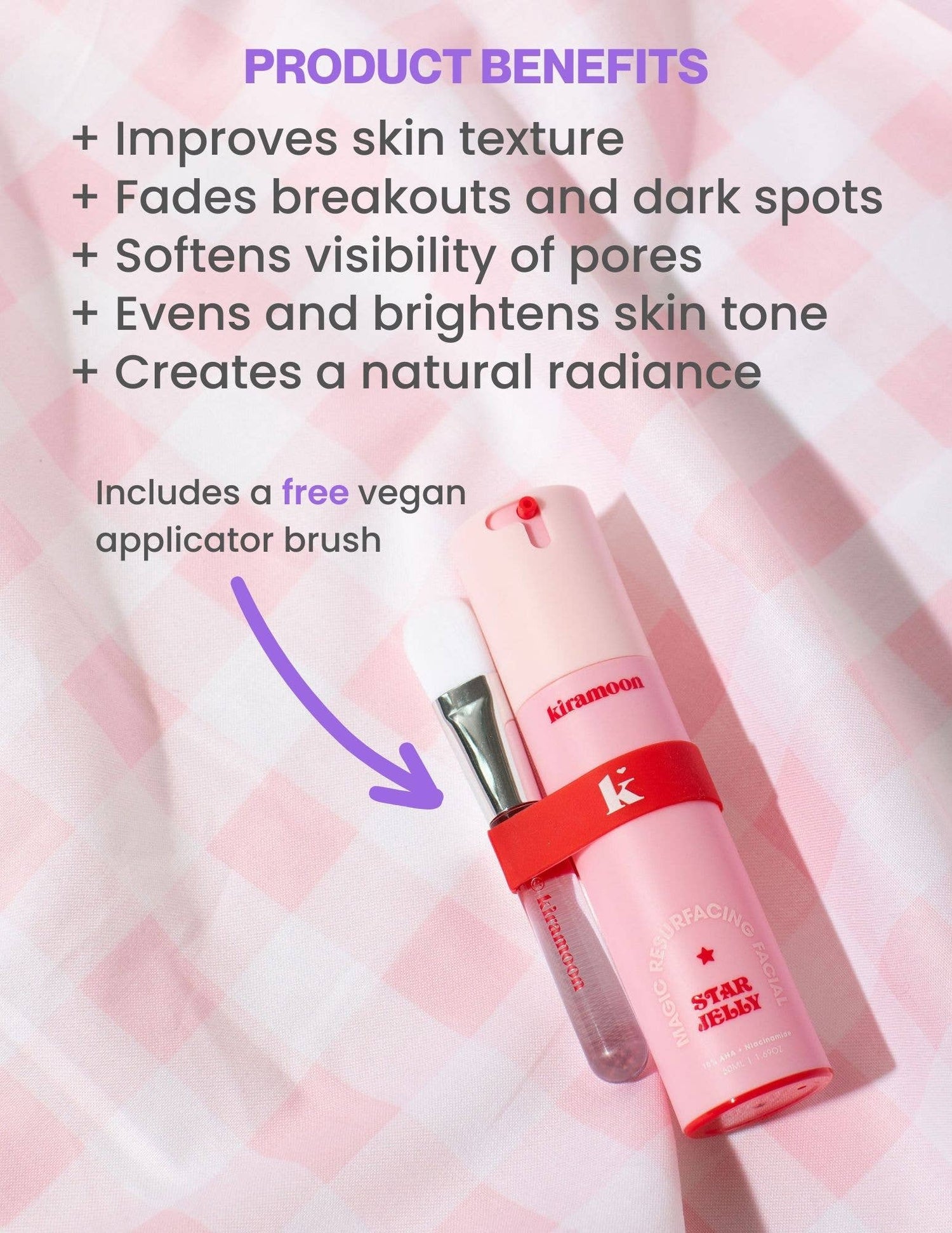 Kiramoon - Star Jelly 10% AHA Resurfacing Facial Mask