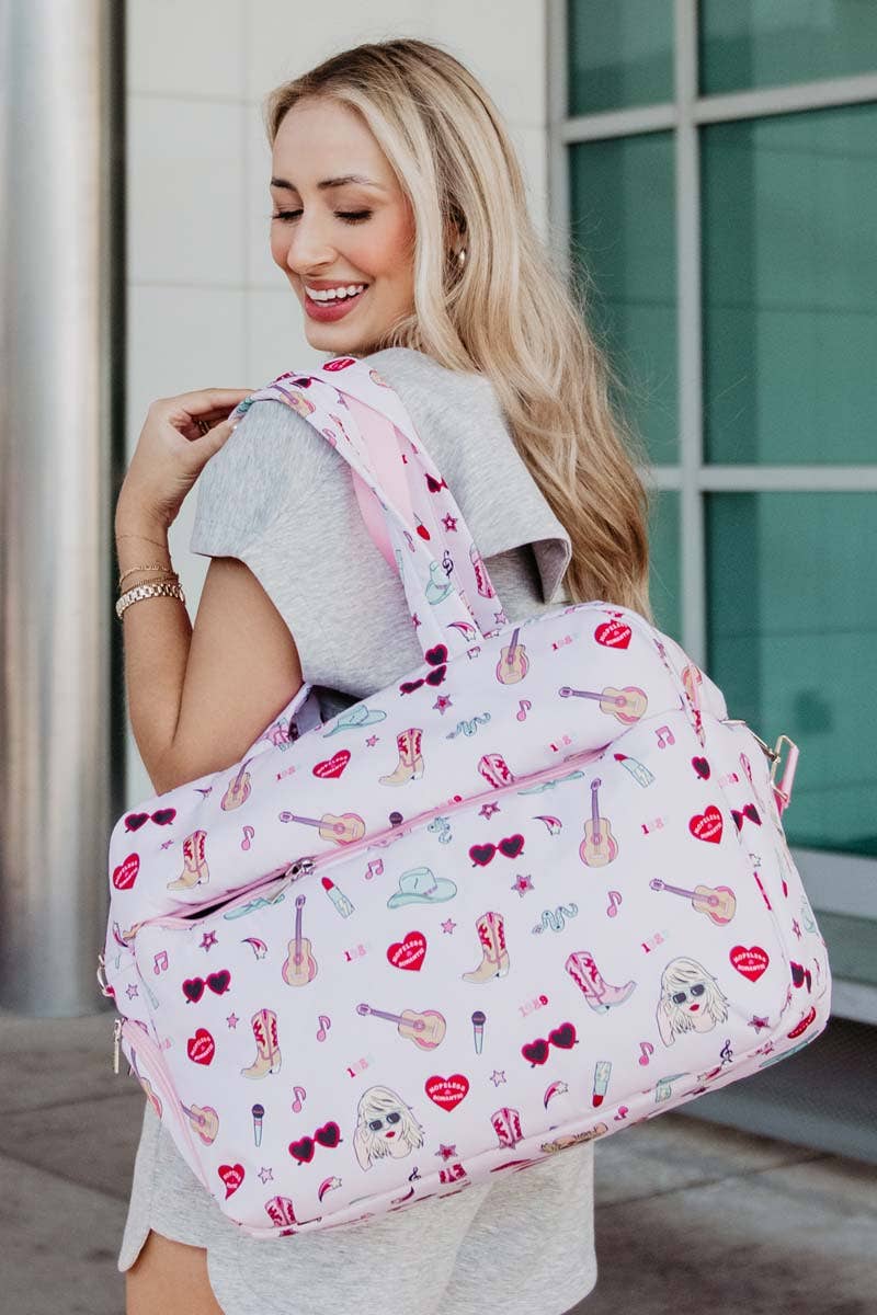 Katydid - Music Girl Icons Duffel Weekender w/ Pass-Thru Slip