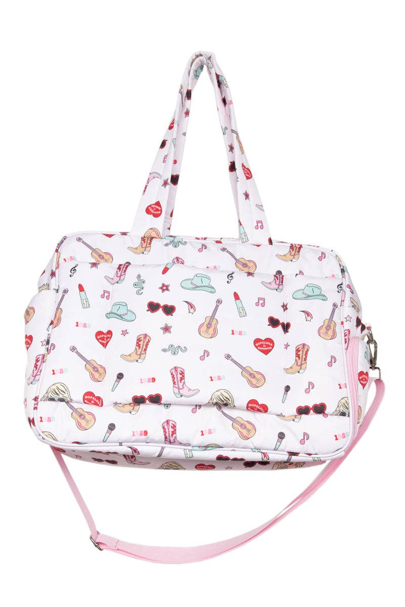 Katydid - Music Girl Icons Duffel Weekender w/ Pass-Thru Slip