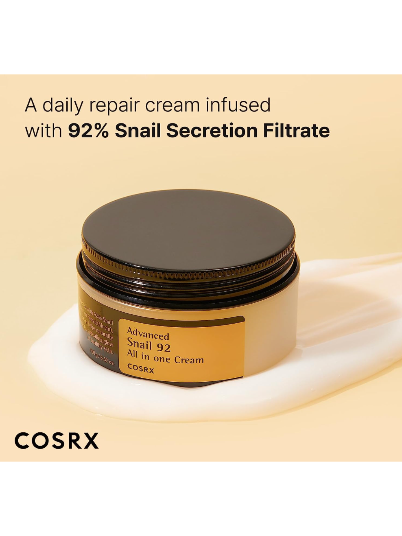 COSRX Advanced Snail 92 All in one Cream Moisturizer