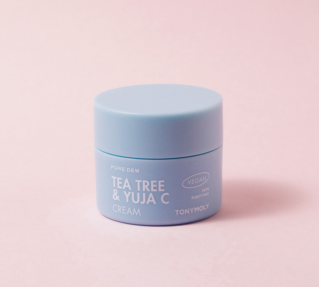 TONYMOLY - Pure Dew Tea Tree & Yuja C Cream