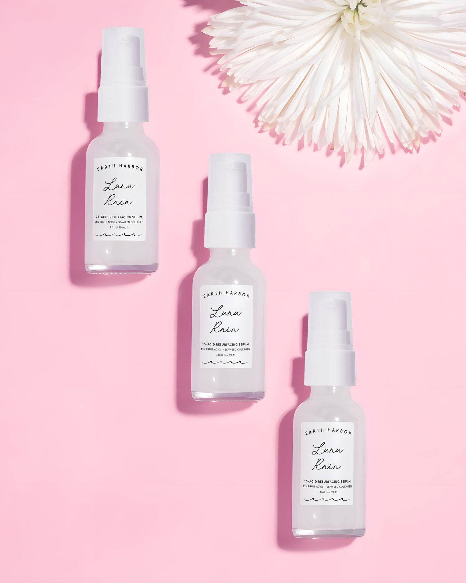 Earth Harbor Naturals - LUNA RAIN 15-Acid Resurfacing Serum: 13% Fruit Acids