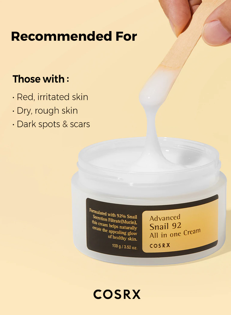 COSRX Advanced Snail 92 All in one Cream Moisturizer