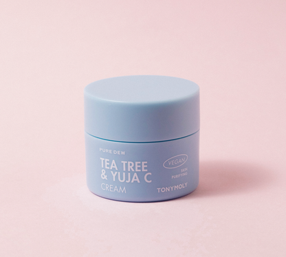 TONYMOLY - Pure Dew Tea Tree &amp; Yuja C Cream