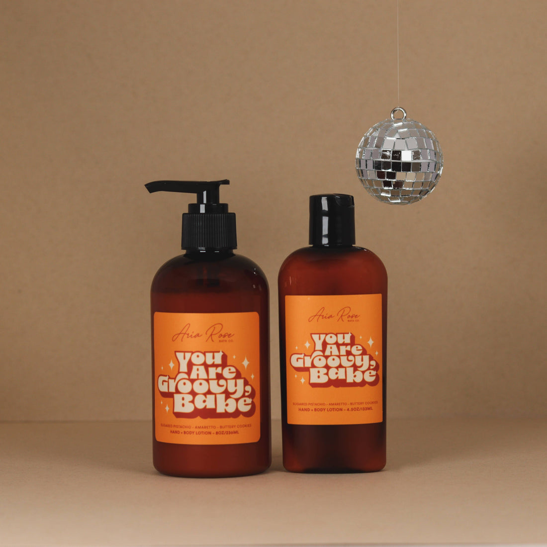 Aria Rose Bath Co - You Are Groovy, Babe Hand + Body Lotion - Limited Quantities