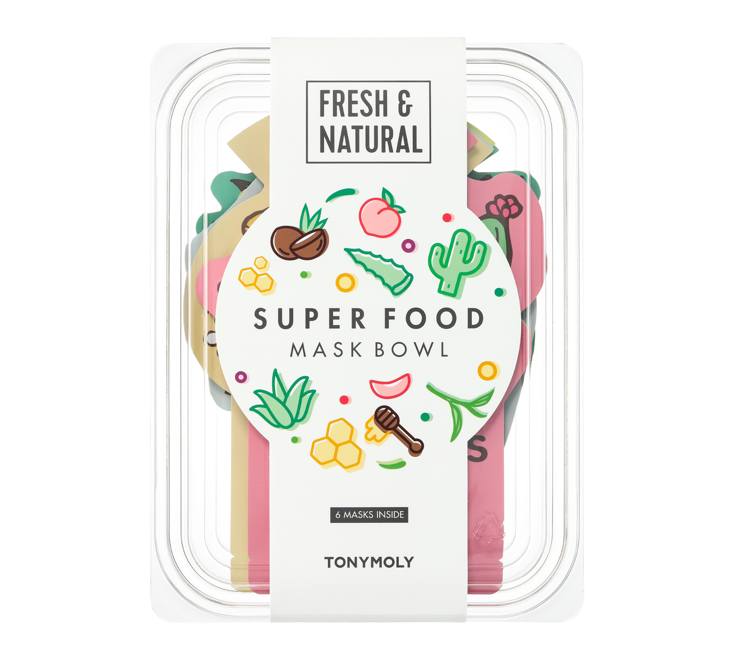 TONYMOLY - Super Food Bowl Sheet Mask Set