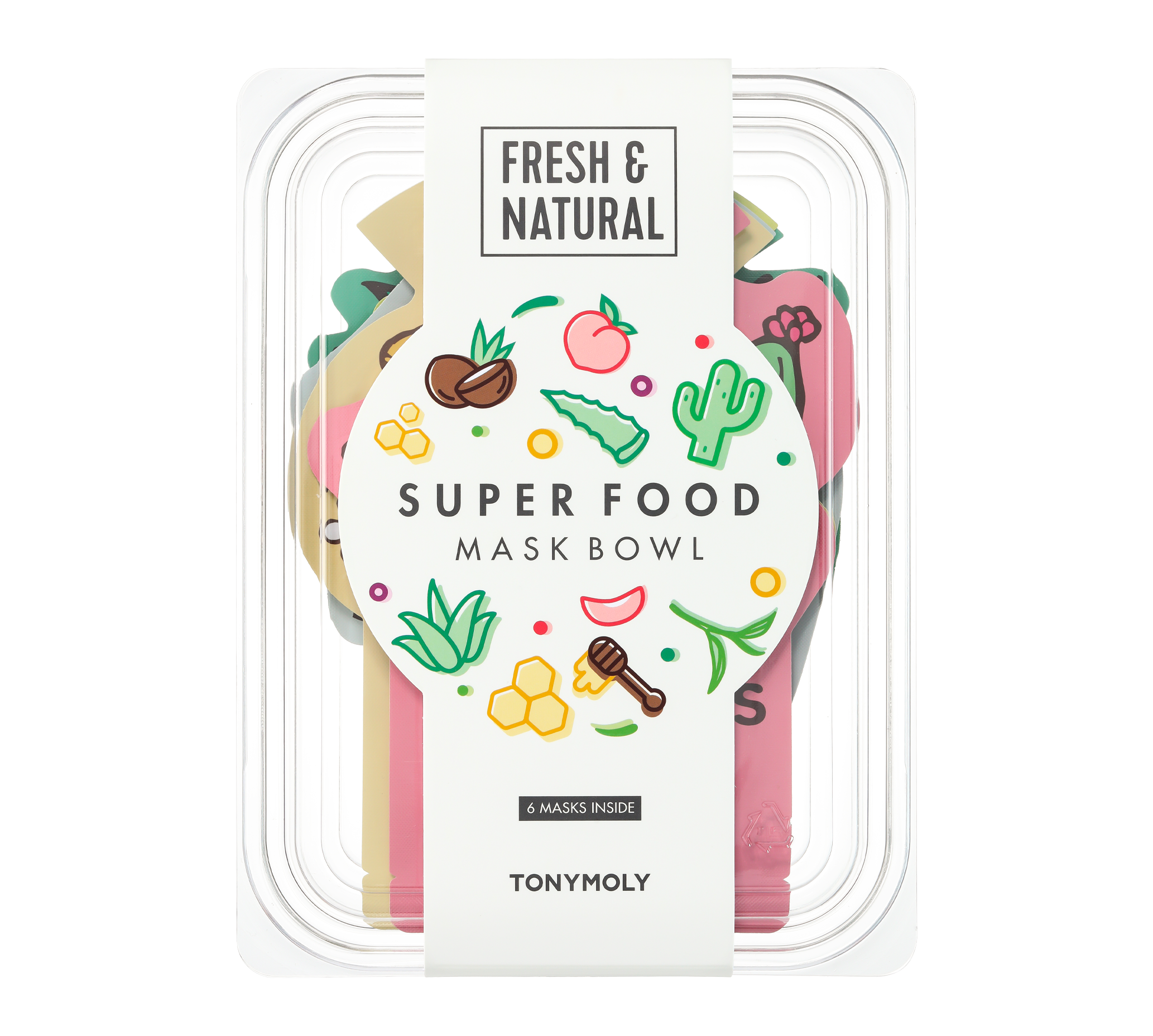 TONYMOLY - Super Food Bowl Sheet Mask Set