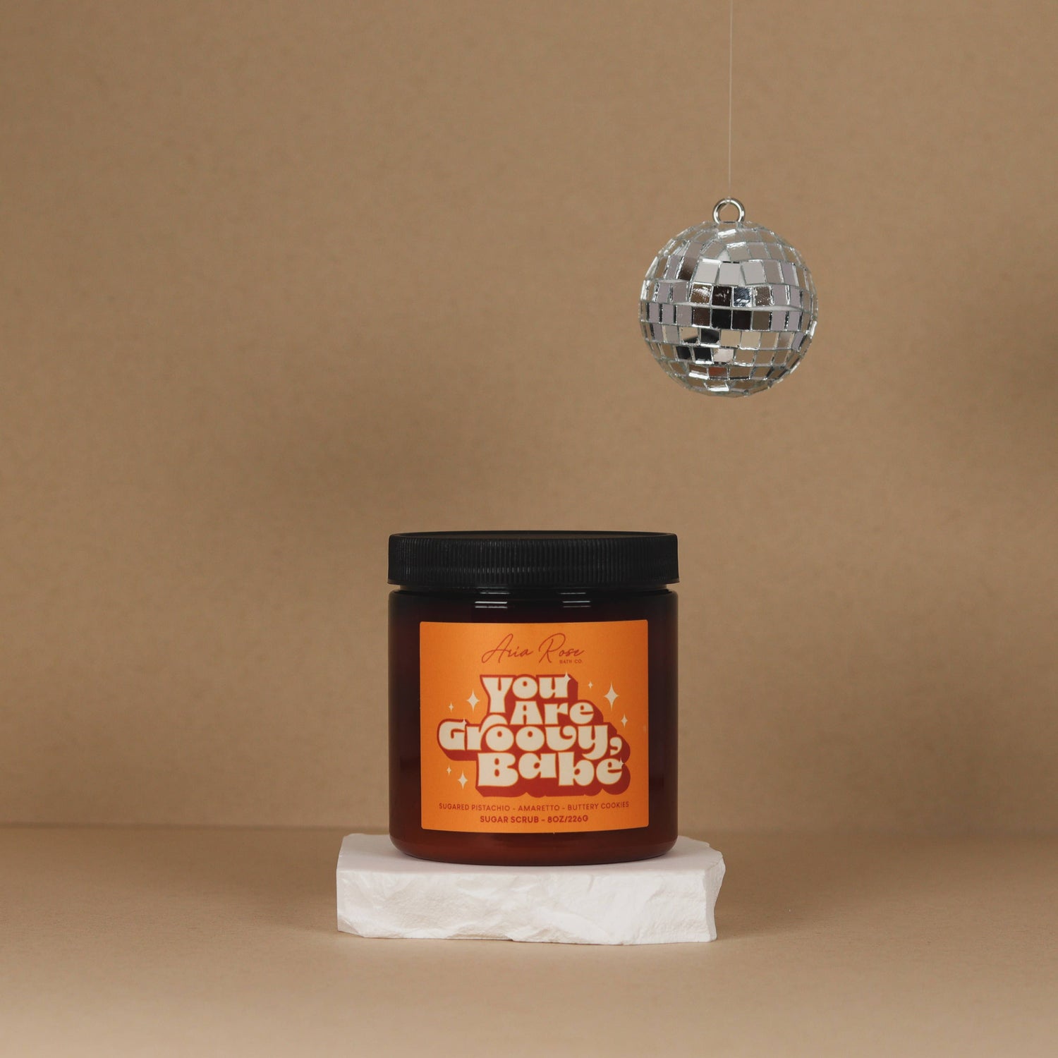 Aria Rose Bath Co - You Are Groovy, Babe Sugar Scrub - Limited Quantities