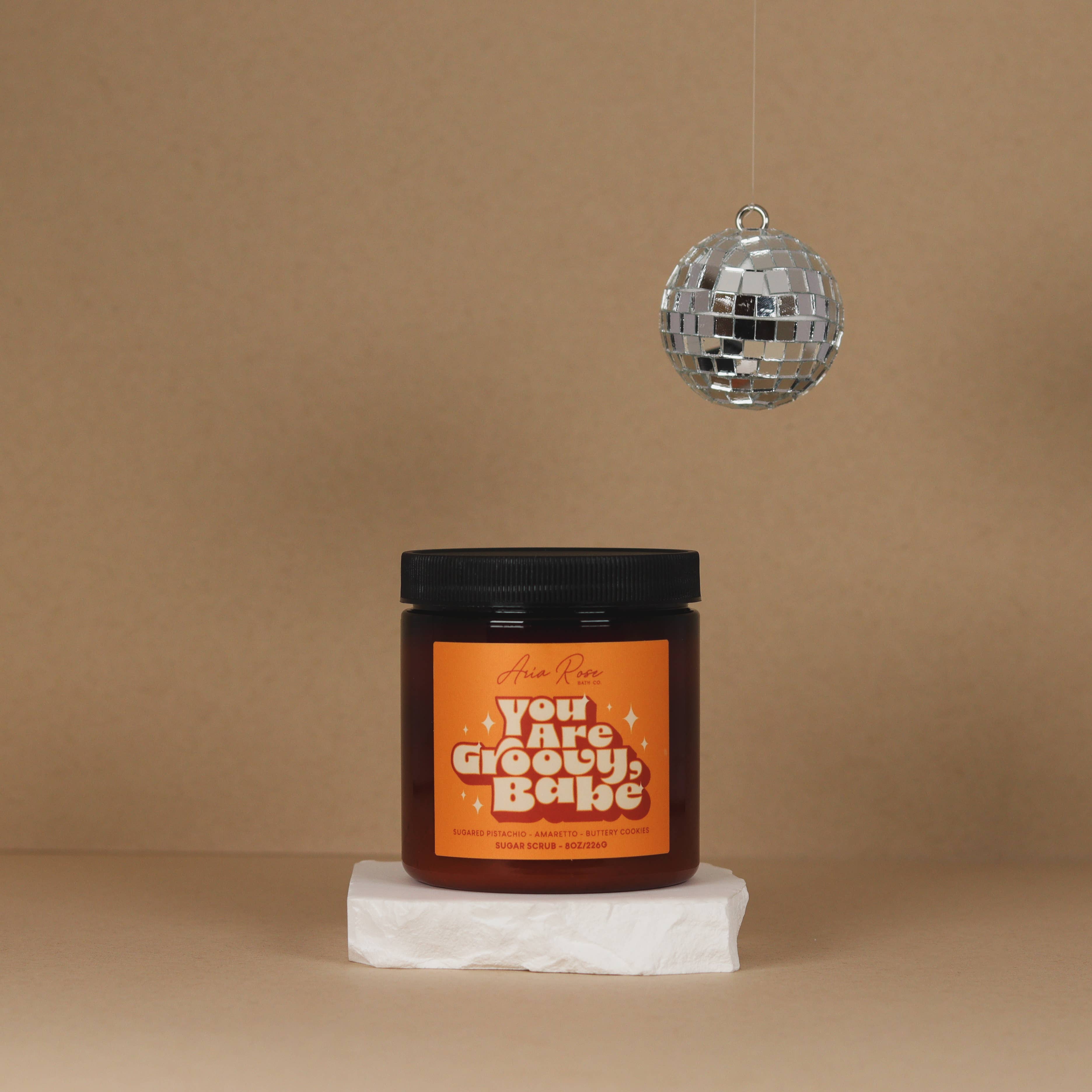 Aria Rose Bath Co - You Are Groovy, Babe Sugar Scrub - Limited Quantities